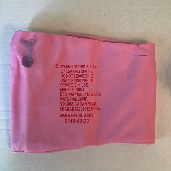 Open Water Swim Kids Fabric Arm Rings Pink New Ages 3-6 - Picture 4 of 9